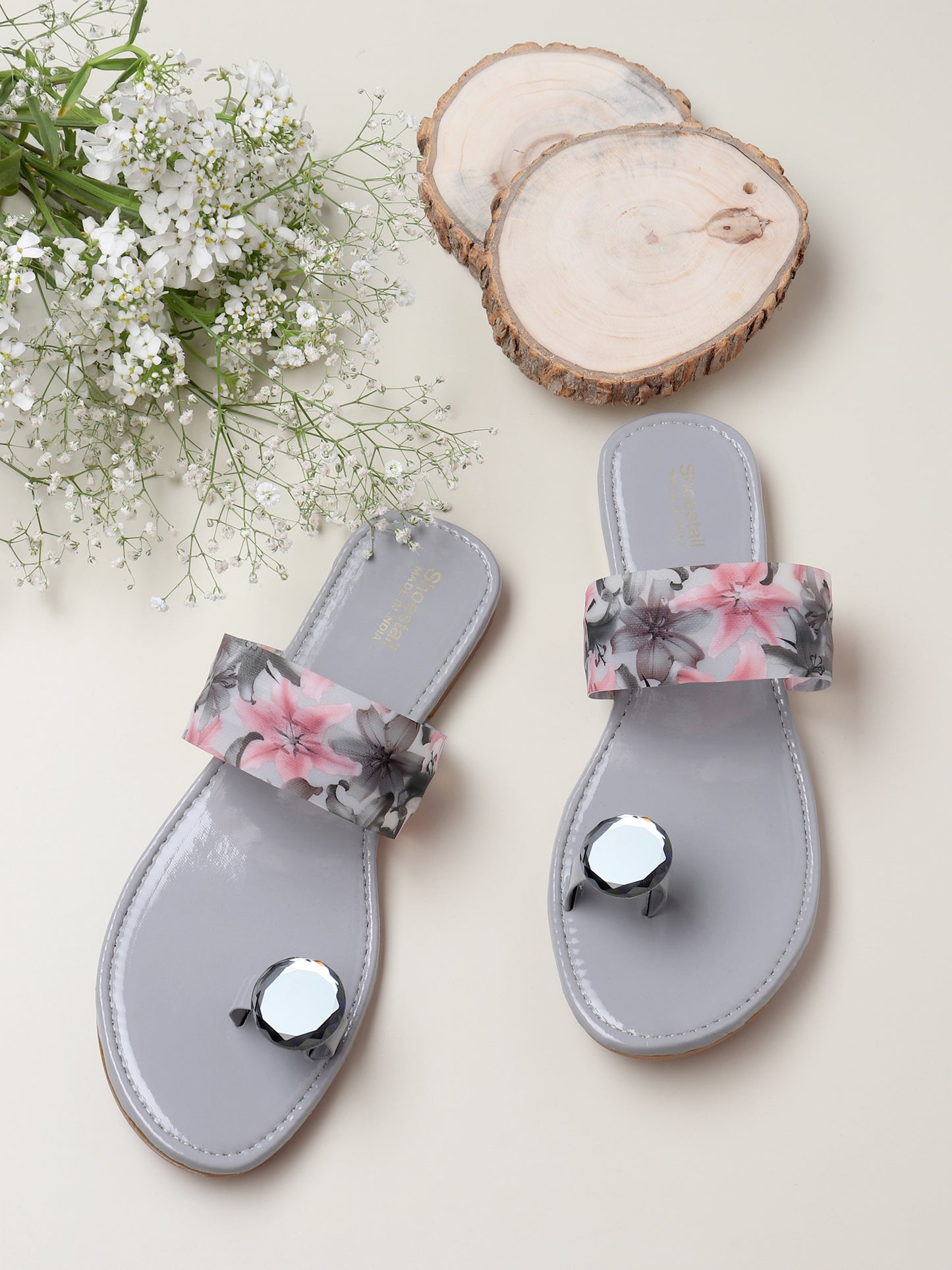 Kenstto Stylish Colorful Flat Sandals For Women & Girls