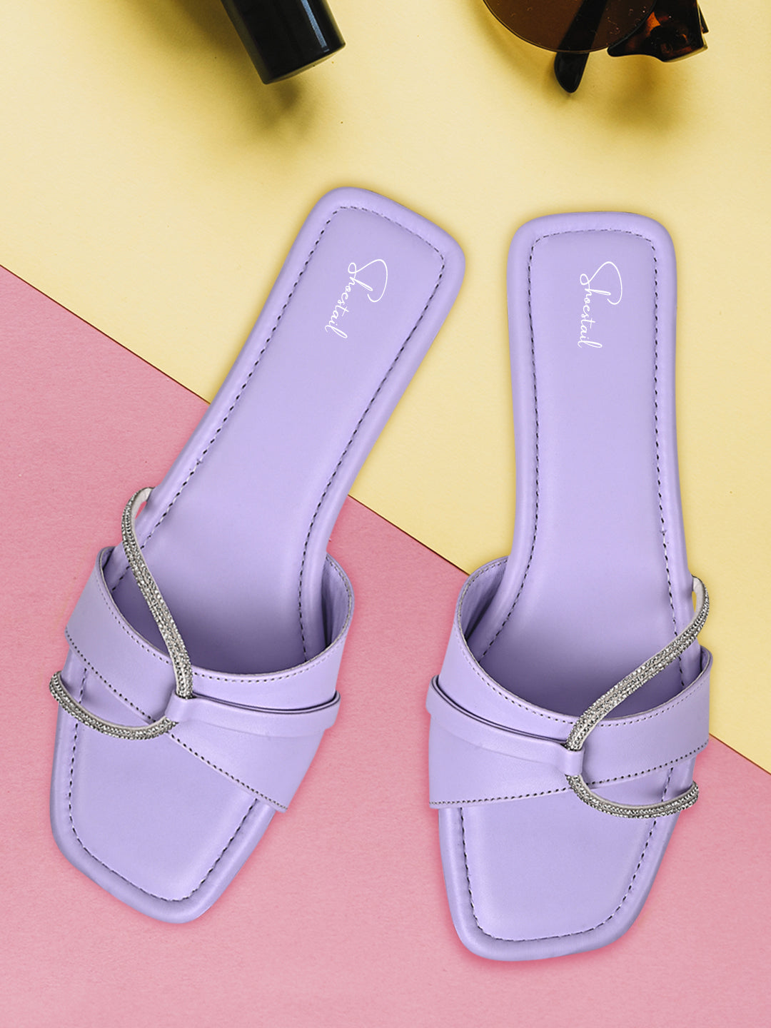 Kenstto Stylish Open Toe Regular Flats For Women