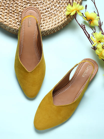 Kenstto Pointed Toe Flat Belly For Women & Girls