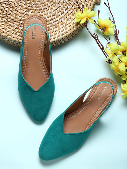 Kenstto Pointed Toe Flat Belly For Women & Girls