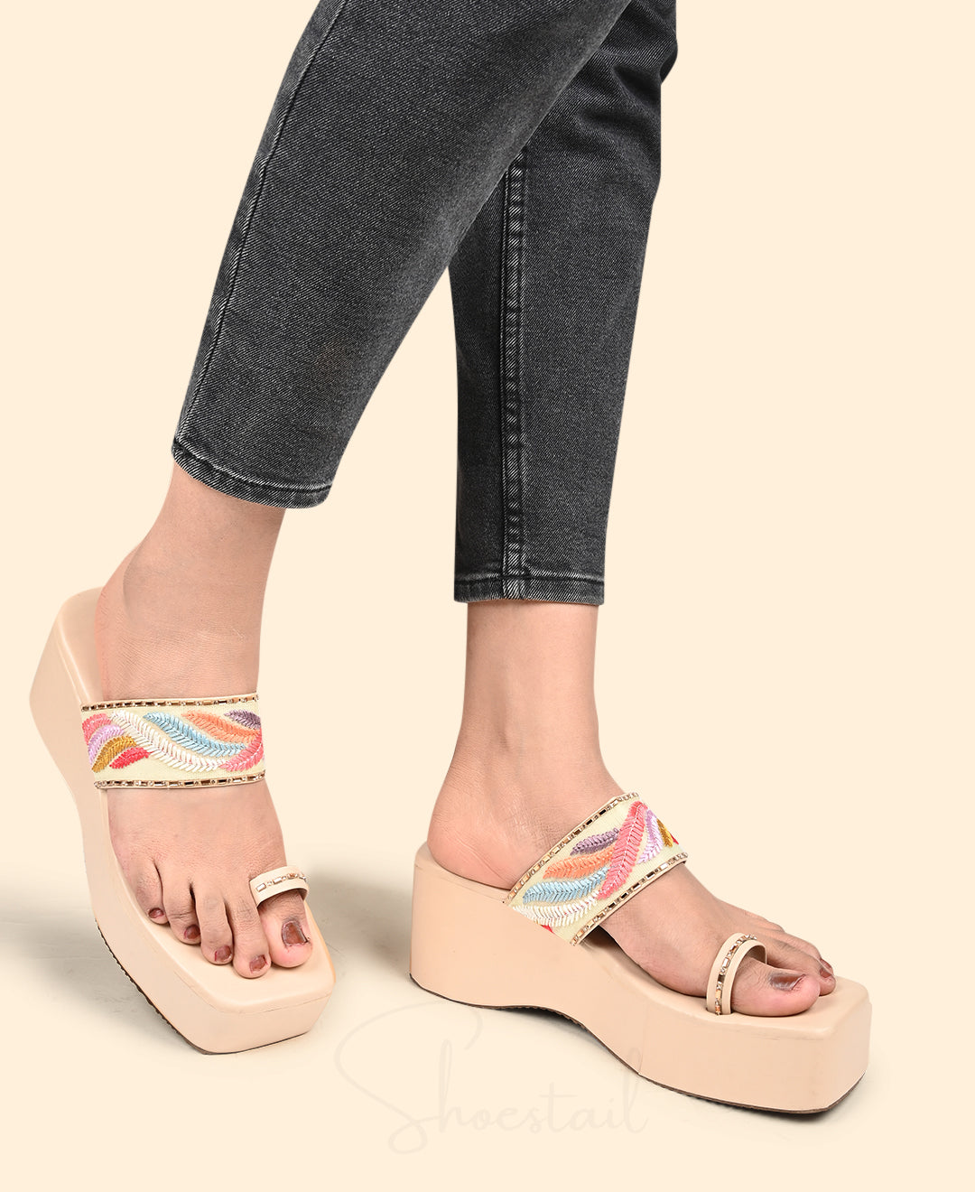 Kenstto Wedges For Women Stylish