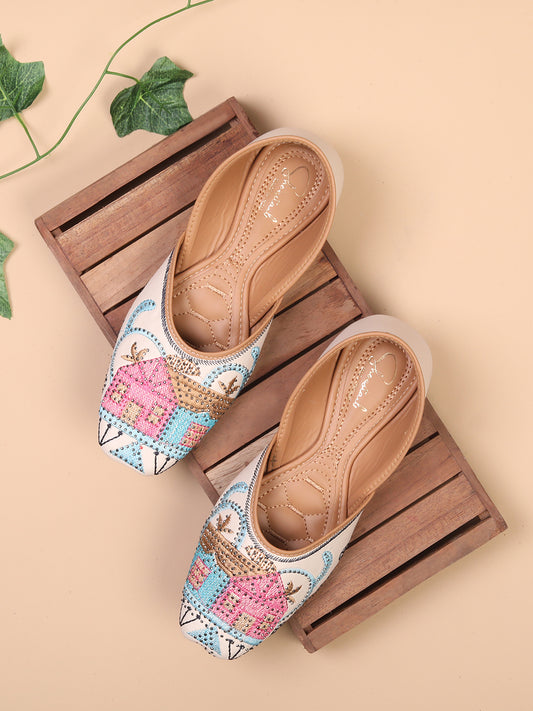 Embroidered Punjabi Jutis for Women Festive & Casual Traditional Wear