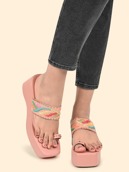 Kenstto Wedges For Women Stylish