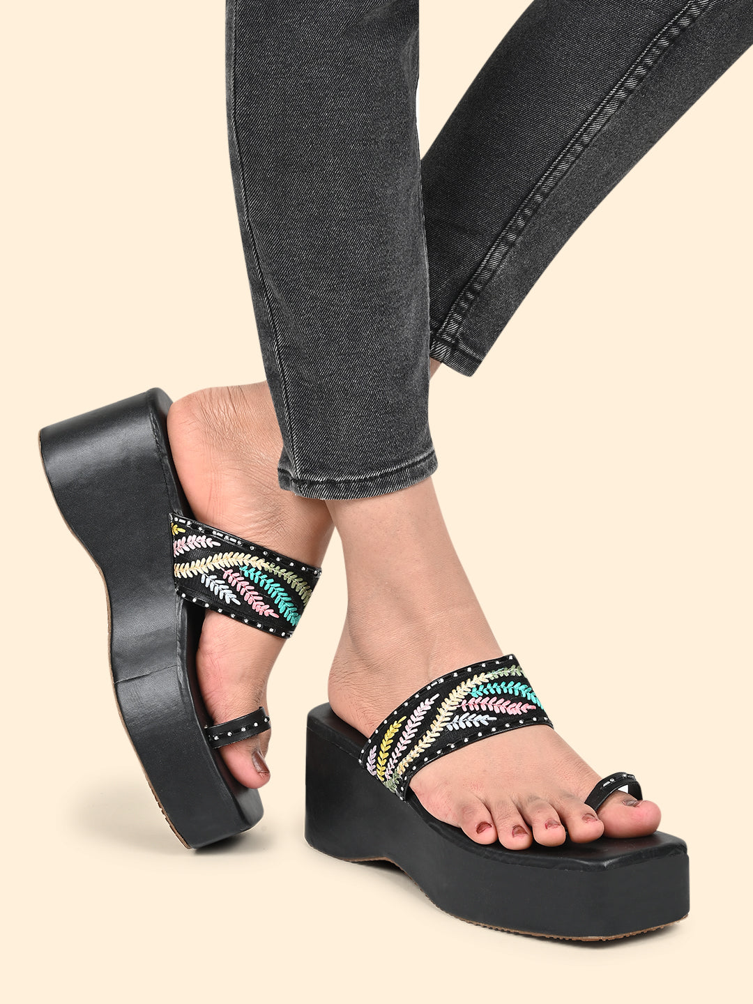 Kenstto Wedges For Women Stylish