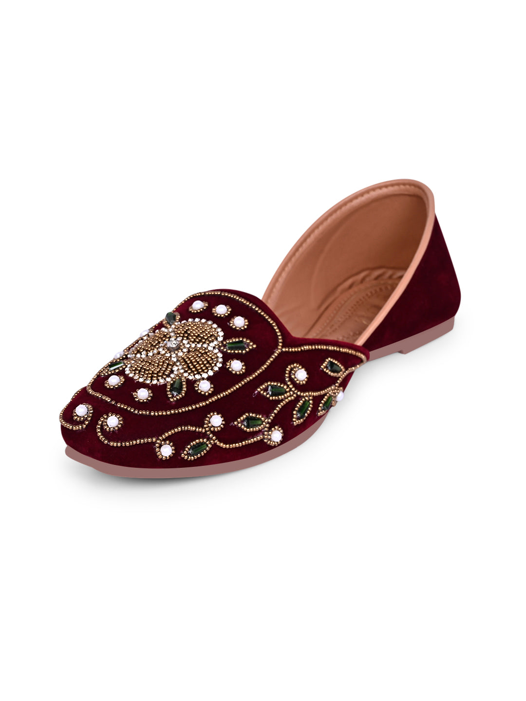 Royal Bloom Handcrafted Mojaris for Women